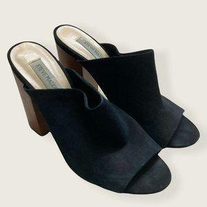 Steve Madden Skylar Black Heeled Mules Size 7.5